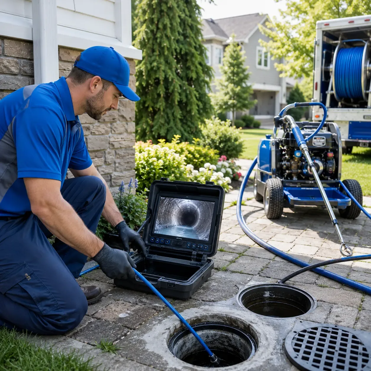 Outdoor drain cleaning professionals serving Refugio, TX